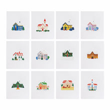 Afbeelding in Gallery-weergave laden, 12 Mini Diamond Paintings - Gebouwen