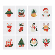 Afbeelding in Gallery-weergave laden, 12 Mini Diamond Paintings - Kerst