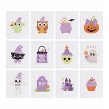 Afbeelding in Gallery-weergave laden, 12 Mini Diamond Paintings - Schattig Halloween