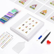 Afbeelding in Gallery-weergave laden, 12 Mini Diamond Paintings - Sprookjeshuisjes