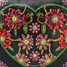 Lade das Bild in den Galerie-Viewer, Diamond Painting Handtas - Bloemen Hart