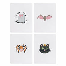 Afbeelding in Gallery-weergave laden, 4 Mini Diamond Paintings - Halloween