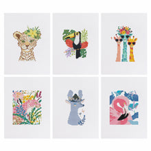 Afbeelding in Gallery-weergave laden, 6 Mini Diamond Paintings - Leuke Dieren