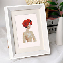 Afbeelding in Gallery-weergave laden, 6 Mini Diamond Paintings - Vrouwen met Rozen
