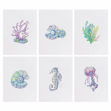 Afbeelding in Gallery-weergave laden, 6 Mini Diamond Paintings - Zee