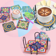 Lade das Bild in den Galerie-Viewer, Diamond Painting - Vierkante Mandala Onderzetters