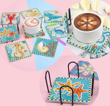 Load image into Gallery viewer, Diamond Painting - Zeedieren Onderzetters