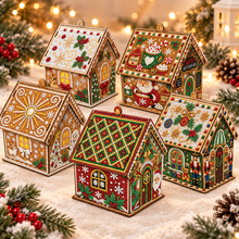 Afbeelding in Gallery-weergave laden, Diamond Painting Parel Houten Huisjes