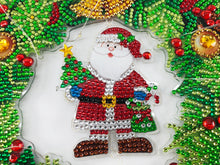 Afbeelding in Gallery-weergave laden, Diamond Painting - Kerstman Decoratiekrans