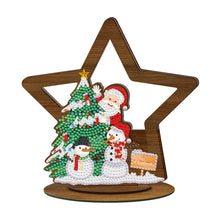 Afbeelding in Gallery-weergave laden, Diamond Painting - Houten Kerst Ornament