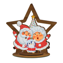 Afbeelding in Gallery-weergave laden, Diamond Painting - Houten Kerst Ornament