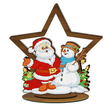Afbeelding in Gallery-weergave laden, Diamond Painting - Houten Kerst Ornament