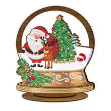 Afbeelding in Gallery-weergave laden, Diamond Painting - Houten Kerst Ornament