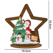 Afbeelding in Gallery-weergave laden, Diamond Painting - Houten Kerst Ornament