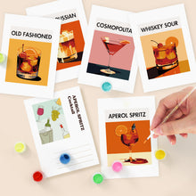 Load image into Gallery viewer, Schilderen op Nummer Ansichtkaarten - Klassieke Cocktails