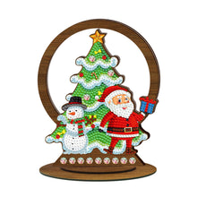 Afbeelding in Gallery-weergave laden, Diamond Painting - Houten Kerst Ornament