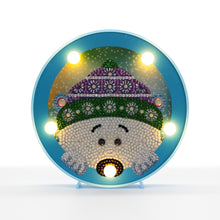 Load image into Gallery viewer, Diamond Painting Ronde Lampje - Ijsbeer