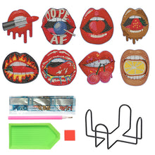 Afbeelding in Gallery-weergave laden, Diamond Painting - Lippen Onderzetters