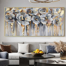 Afbeelding in Gallery-weergave laden, Diamond Painting - Grijze Viooltjes - Groot Formaat