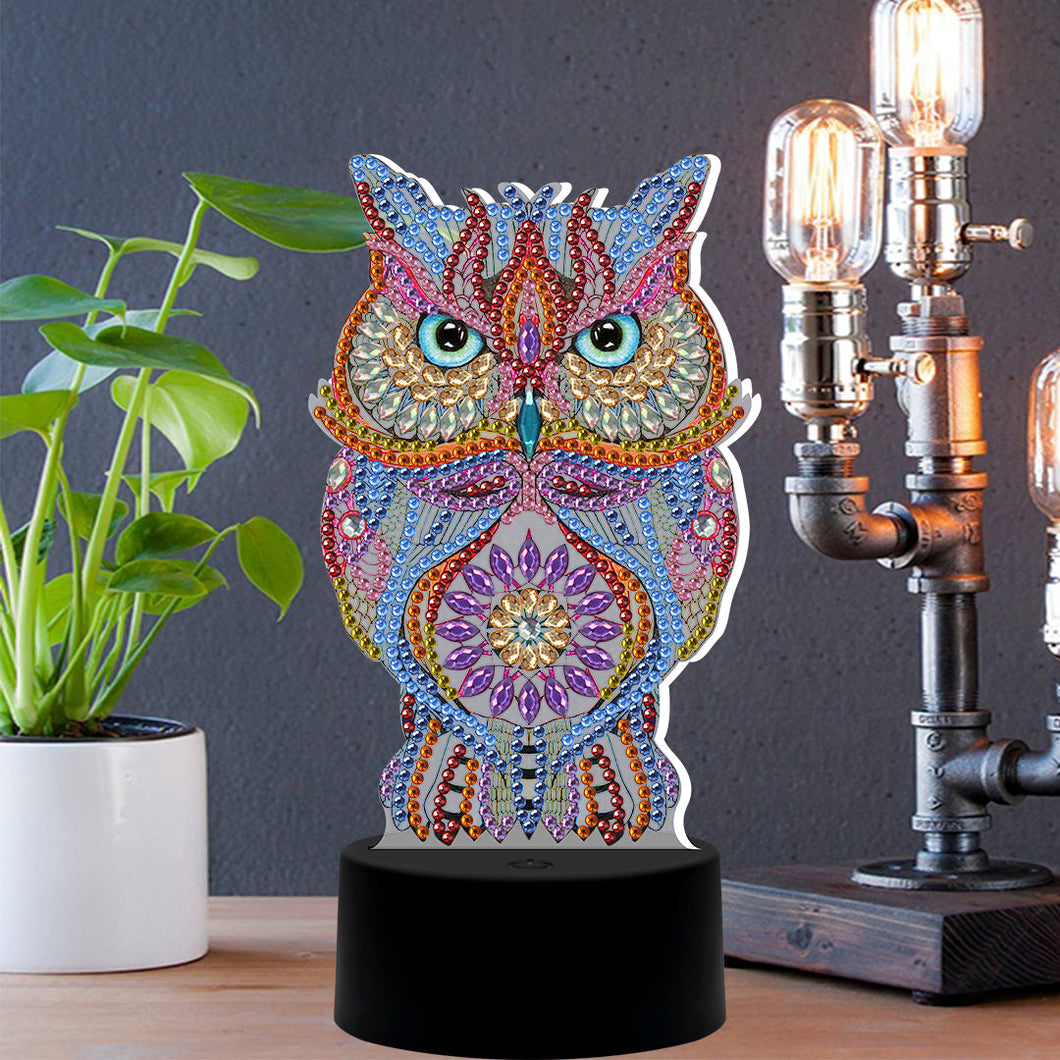 Diamond Painting Stehlampe - Eule