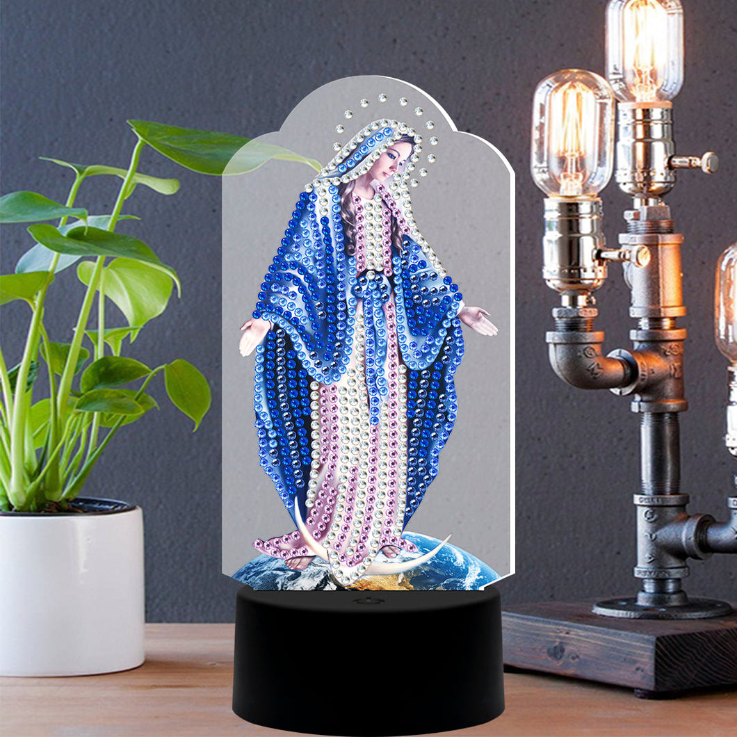 Diamond Painting Staande Lampje - Maria