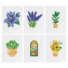 Afbeelding in Gallery-weergave laden, 6 Mini Diamond Paintings - Bloemen en Planten
