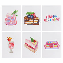 Afbeelding in Gallery-weergave laden, 6 Mini Diamond Paintings - Verjaardag

