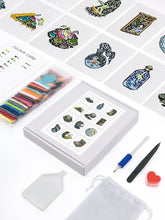 Afbeelding in Gallery-weergave laden, 12 Mini Diamond Paintings - Astronaut
