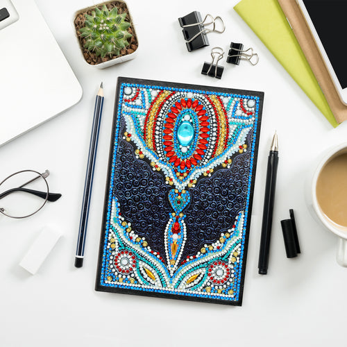 Diamond Painting Notitieboek - Fantasie Bloem