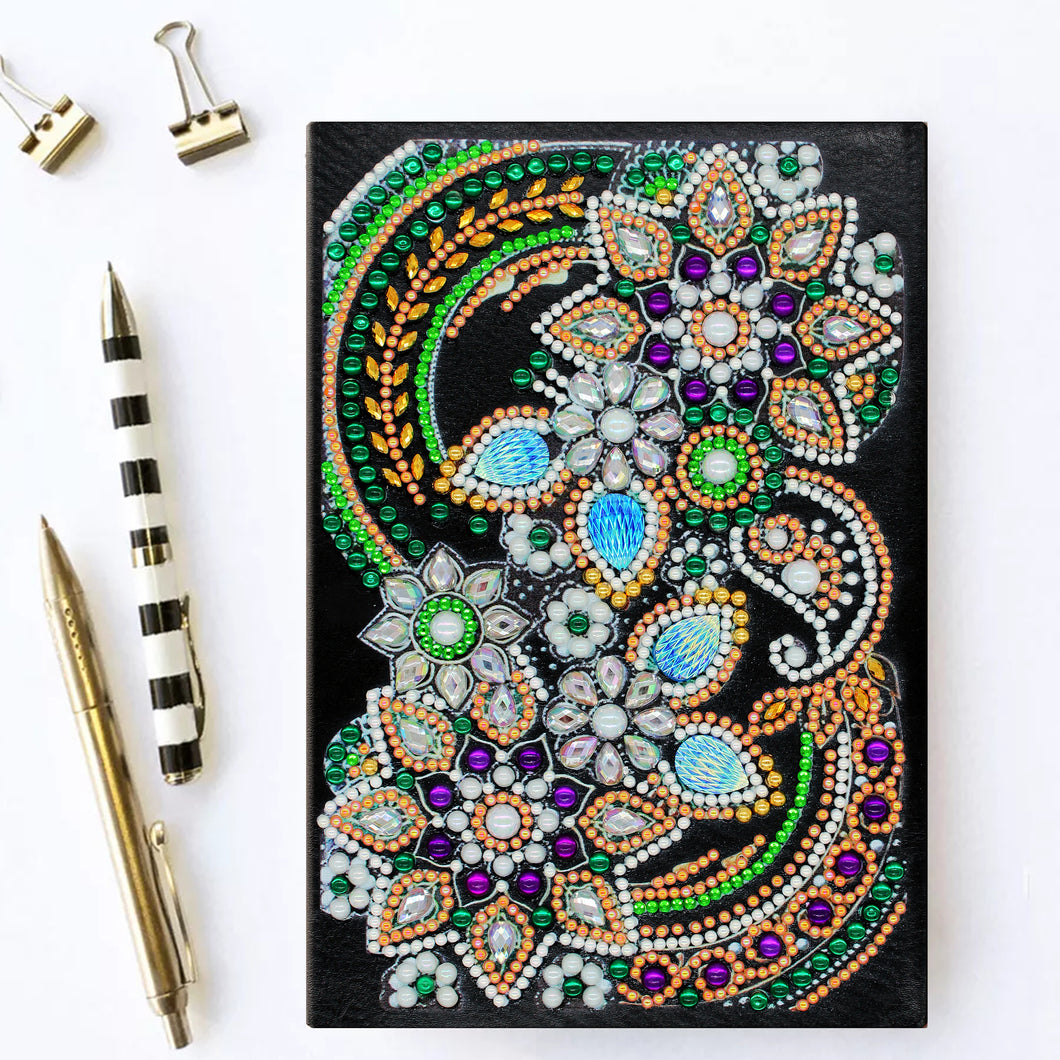Diamond Painting Notitieboek - Kleine Bloem Mandala's