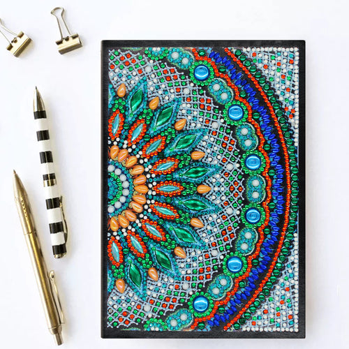 Diamond Painting Notitieboek - Grote Ronde Mandala
