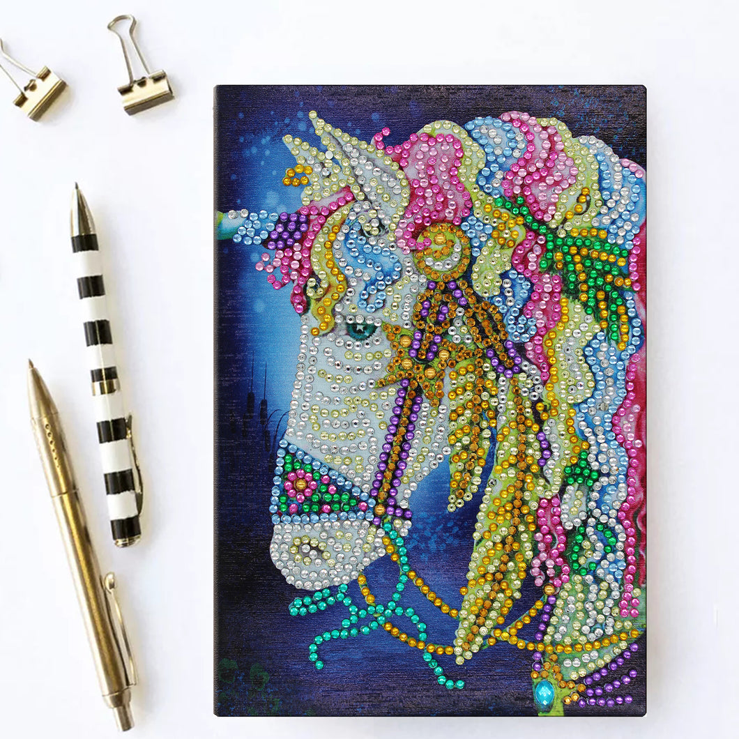 Diamond Painting Notitieboek - Unicorn