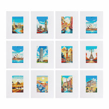 Afbeelding in Gallery-weergave laden, 12 Mini Diamond Paintings - Gebouwen op Vakantie
