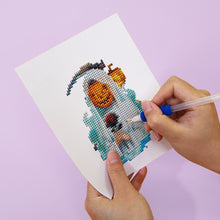 Afbeelding in Gallery-weergave laden, 12 Mini Diamond Paintings - Halloween Pompoenen

