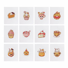 Afbeelding in Gallery-weergave laden, 12 Mini Diamond Paintings - Kawaii Halloween
