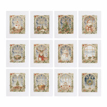 Afbeelding in Gallery-weergave laden, 12 Mini Diamond Paintings - Kerst Ramen
