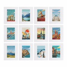 Afbeelding in Gallery-weergave laden, 12 Mini Diamond Paintings - Wereldsteden
