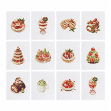 Afbeelding in Gallery-weergave laden, 12 Mini Diamond Paintings - Zoetigheden
