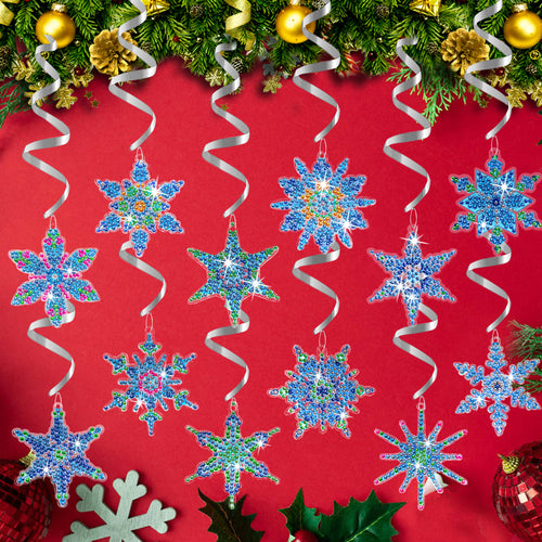 Diamond Painting Kerst Spiralen - Sterren
