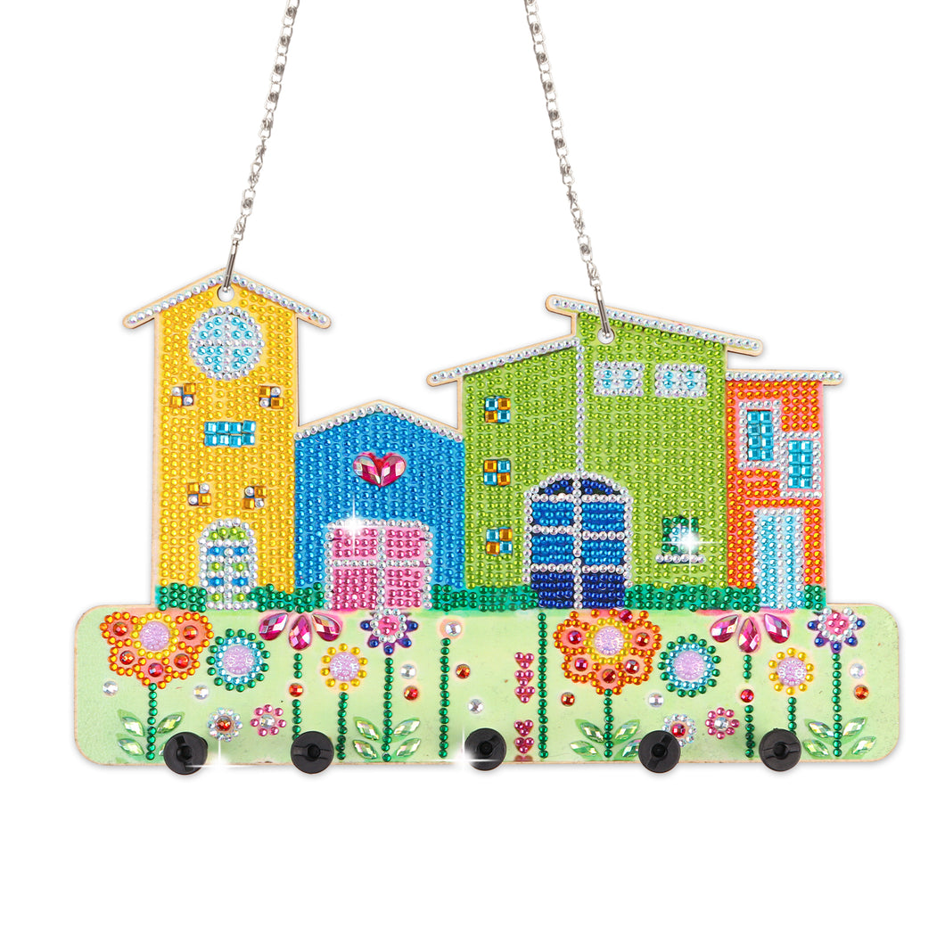 Diamond Painting - Huizen Muurhanger