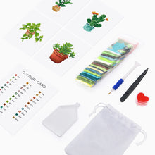 Load image into Gallery viewer, 4 Mini Diamond Paintings - Planten
