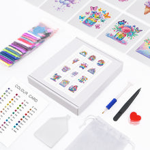 Afbeelding in Gallery-weergave laden, 12 Mini Diamond Paintings - Regenboog
