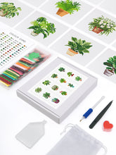 Afbeelding in Gallery-weergave laden, 12 Mini Diamond Paintings - Planten in Pot
