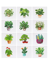 Afbeelding in Gallery-weergave laden, 12 Mini Diamond Paintings - Planten in Pot
