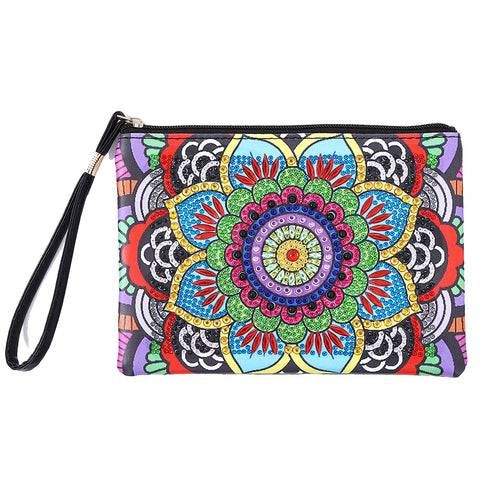 Diamond Painting Etui - Gekleurde Mandala