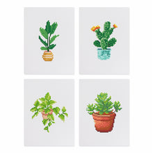 Load image into Gallery viewer, 4 Mini Diamond Paintings - Planten
