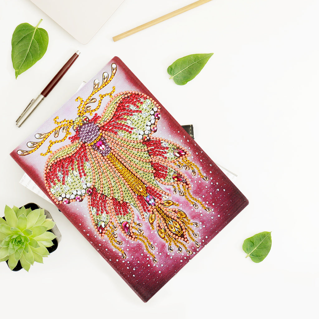 Diamond Painting Notitieboek - Fantasie Insect