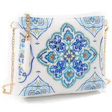 Afbeelding in Gallery-weergave laden, Diamond Painting Handtas - Blauwe Mandala
