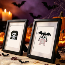 Afbeelding in Gallery-weergave laden, 6 Mini Diamond Paintings - Halloween Skelet
