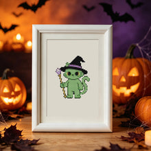 Afbeelding in Gallery-weergave laden, 6 Mini Diamond Paintings - Halloween Skelet
